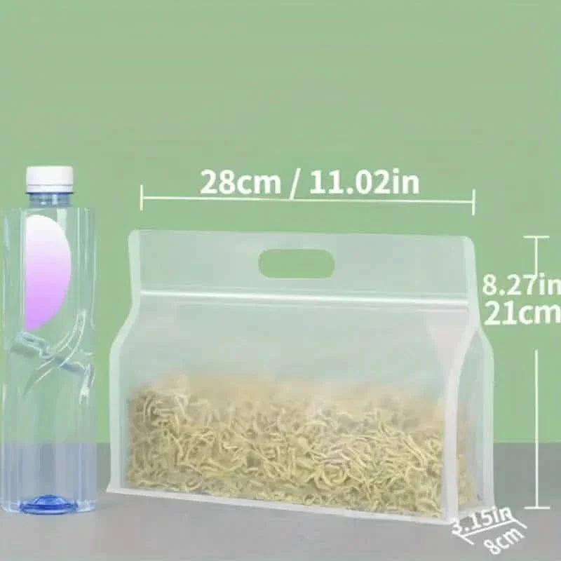 10-Pieces: Reusable Silicone Leakproof Food Storage Bags by DailySale