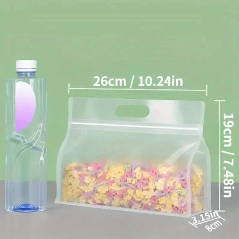 10-Pieces: Reusable Silicone Leakproof Food Storage Bags by DailySale