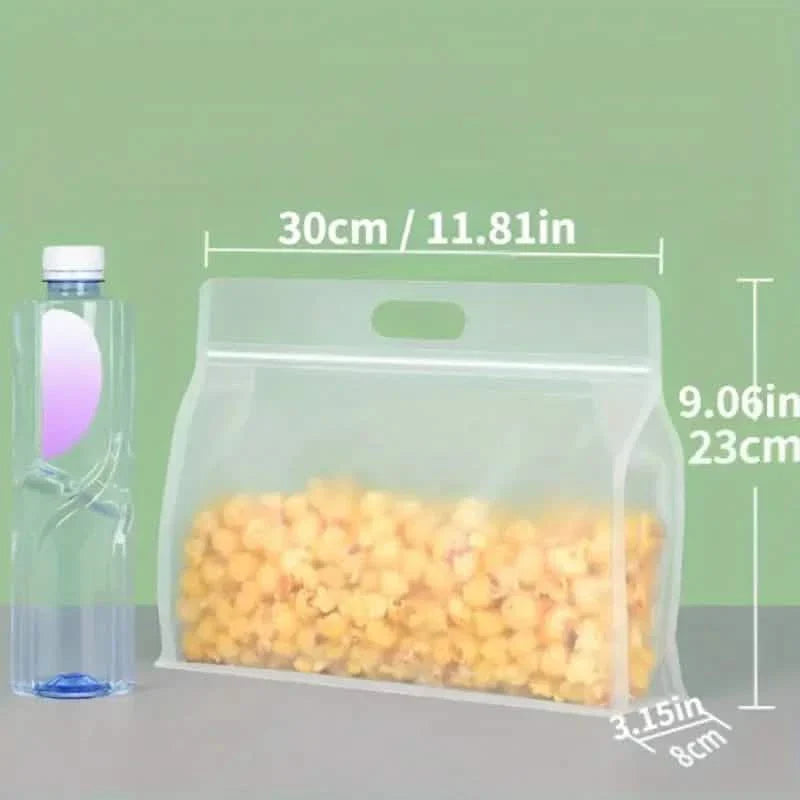 10-Pieces: Reusable Silicone Leakproof Food Storage Bags by DailySale