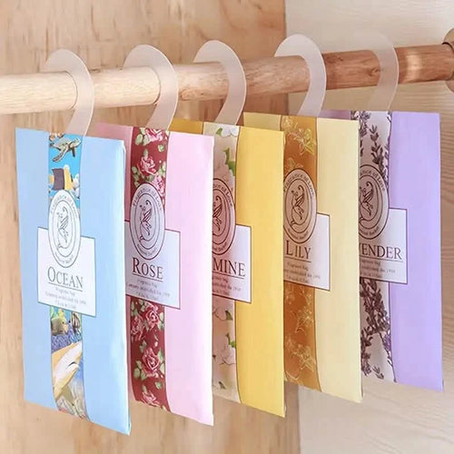 10-Pieces: Scented Sachets For Drawers and Closet Air Freshener Sachets with Home Hanger by DailySale