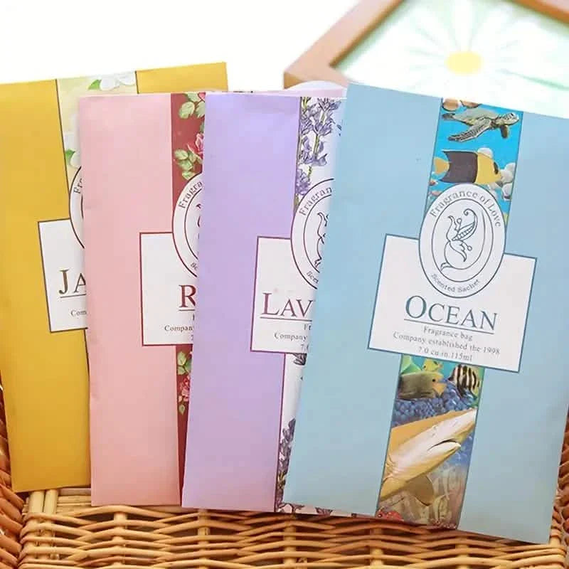 10-Pieces: Scented Sachets For Drawers and Closet Air Freshener Sachets with Home Hanger by DailySale