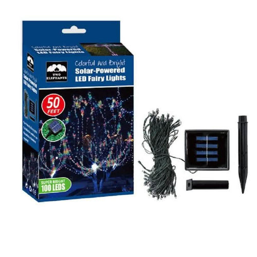 100-LED Solar Powered Fairy Lights by DailySale