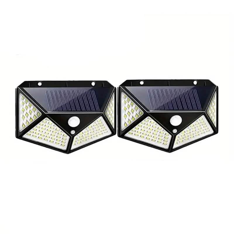 100-LED Solar Rechargeable Outdoor Light by DailySale