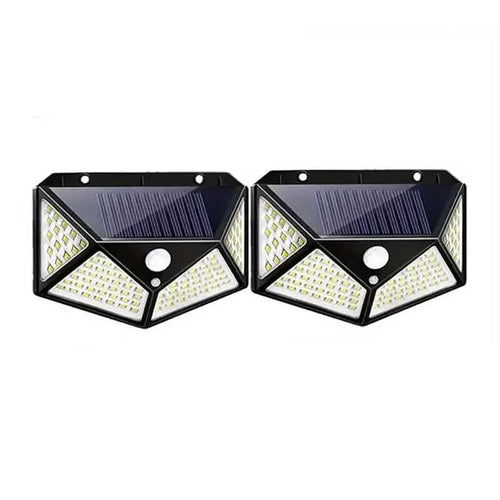 100-LED Solar Rechargeable Outdoor Light by DailySale