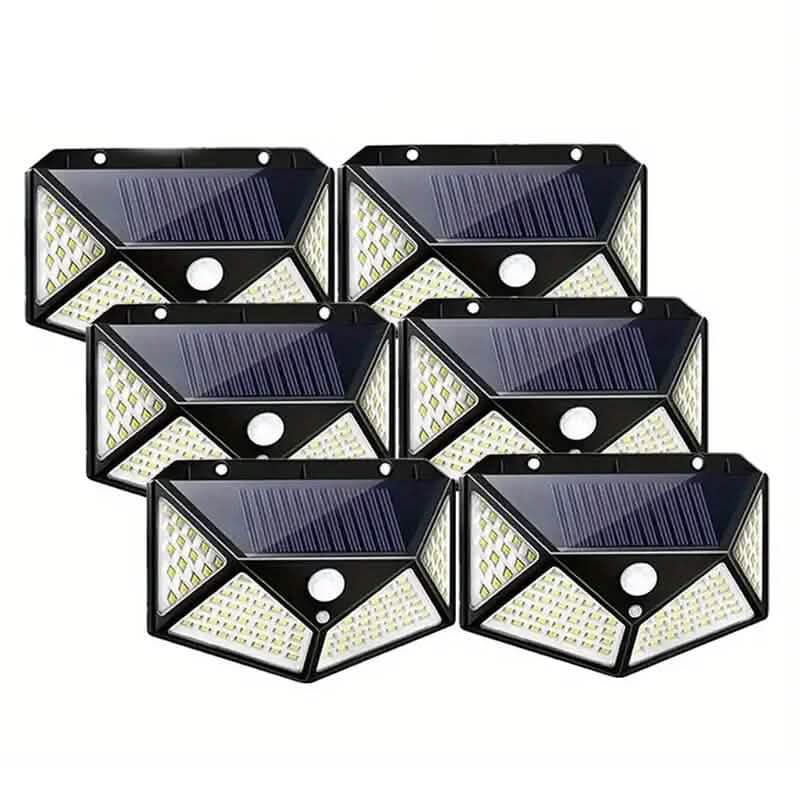 100-LED Solar Rechargeable Outdoor Light by DailySale