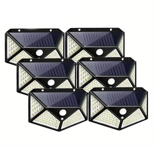 100-LED Solar Rechargeable Outdoor Light by DailySale