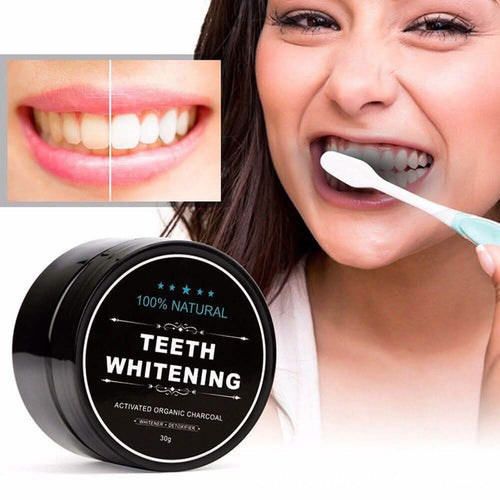 100% Natural Charcoal Teeth Whitening Powder by DailySale