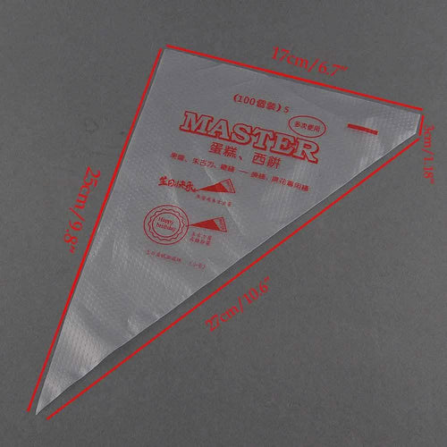 100-Pack: Disposable Cream Pastry Bags by DailySale