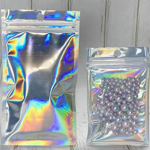 100-Pack: Resealable Holographic Foil Bags by DailySale