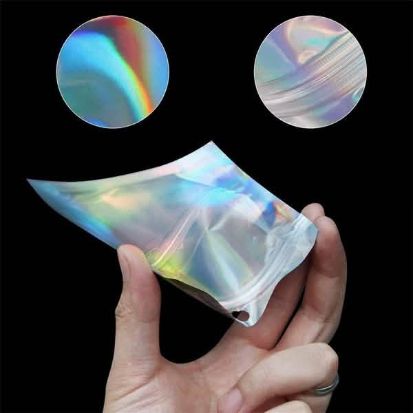 100-Pack: Resealable Holographic Foil Bags by DailySale