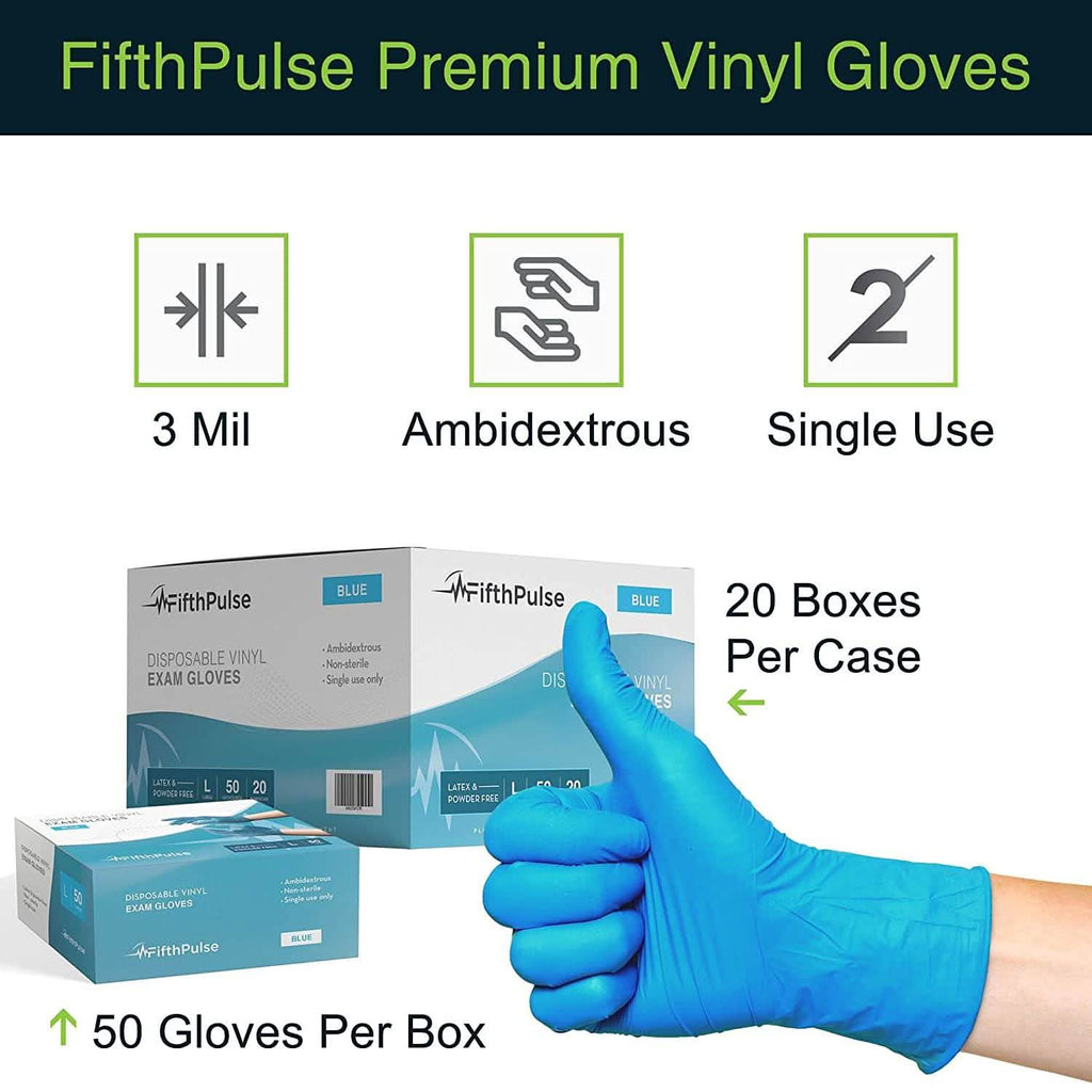 100-Pack: Vinyl Disposable Gloves by DailySale