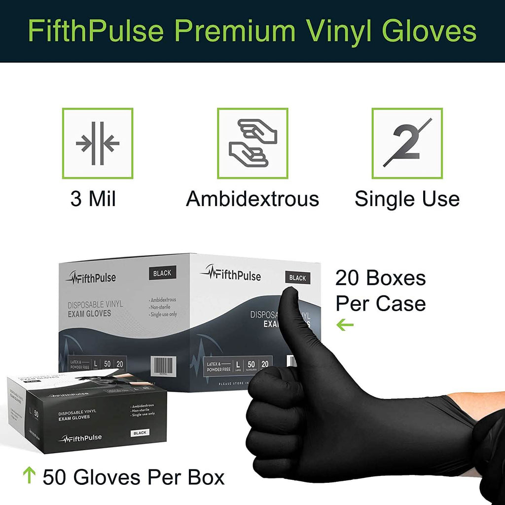 100-Pack: Vinyl Disposable Gloves by DailySale