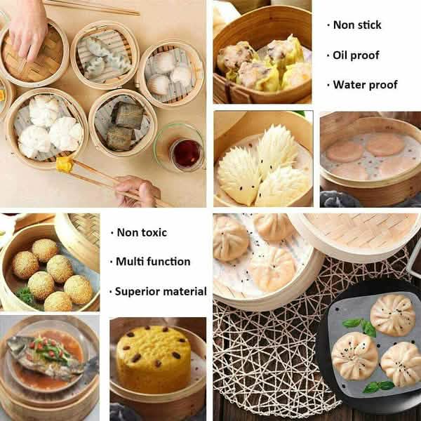 100-Piece: Air Fryer Parchment Paper by DailySale