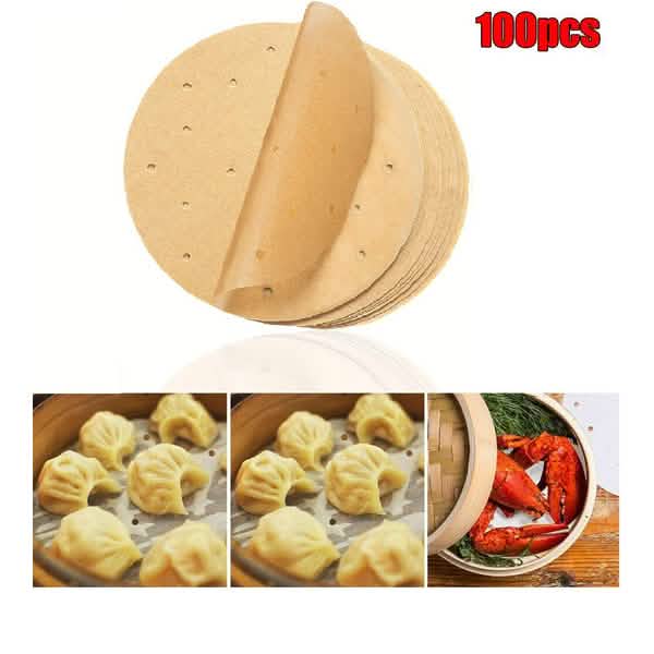 100-Piece: Air Fryer Parchment Paper by DailySale