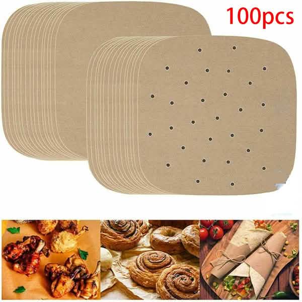 100-Piece: Air Fryer Parchment Paper by DailySale