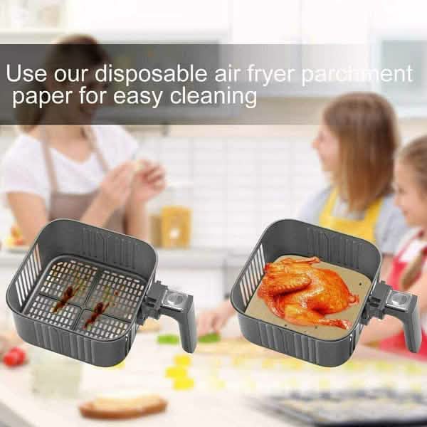 100-Piece: Air Fryer Parchment Paper by DailySale