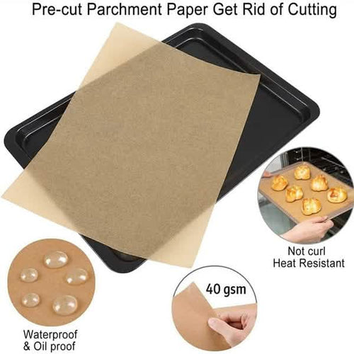 100-Piece: Parchment Baking Paper Disposable Mats by DailySale