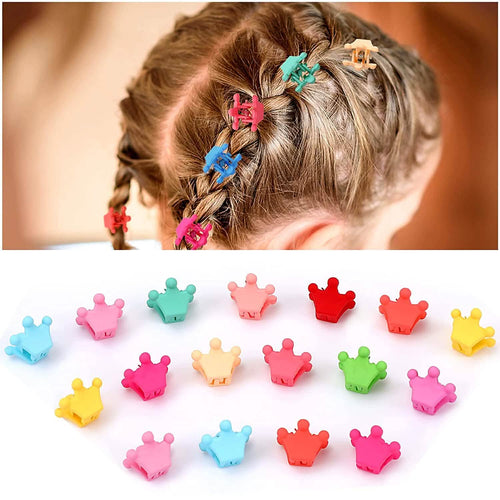 100-Pieces: Non-Slip Colorful Mini Hair Claw Clips Clamps Accessories by DailySale