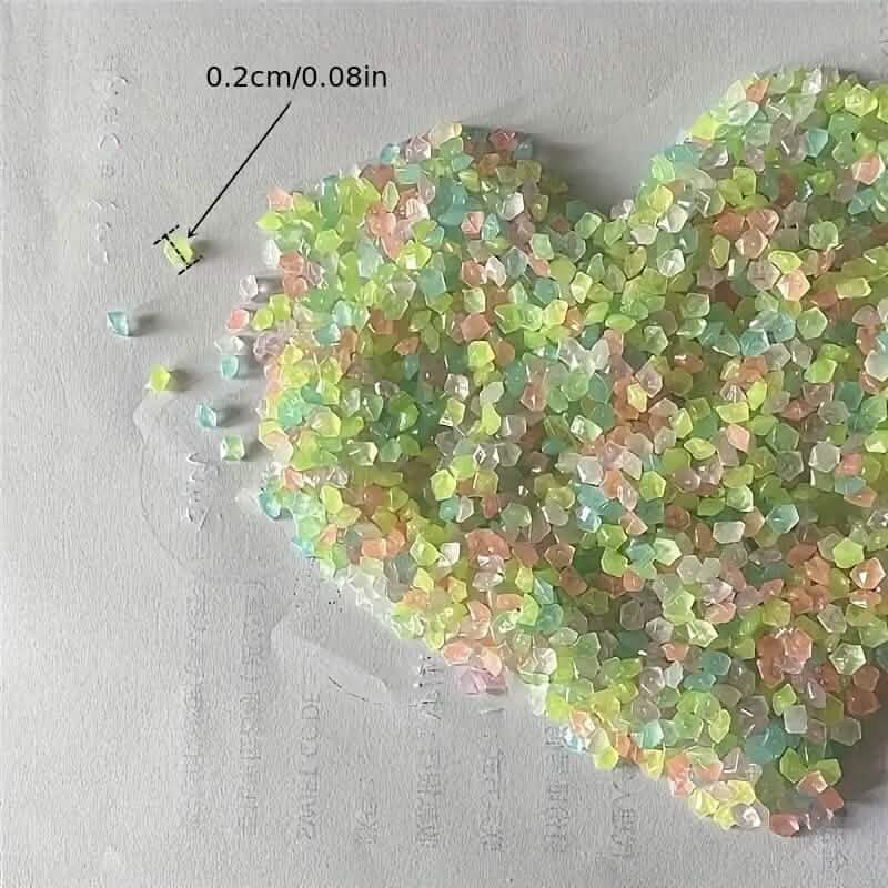 1000-Pieces: Luminous Glowing Stones for Garden, Plants, Aquarium & More by DailySale