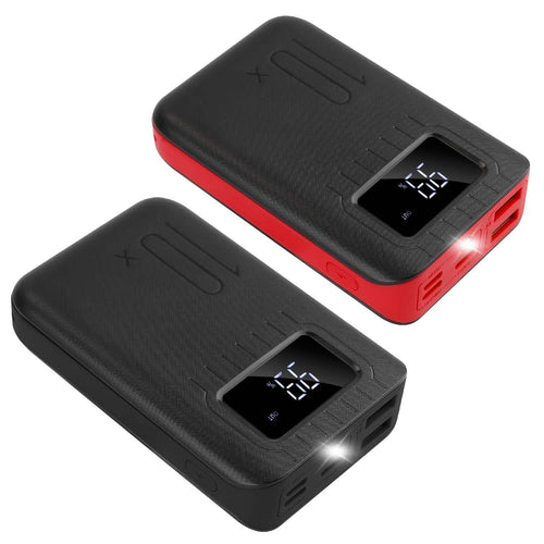 10000 mAh Portable Powerbank Dual USB Charger Port with LCD Display by DailySale