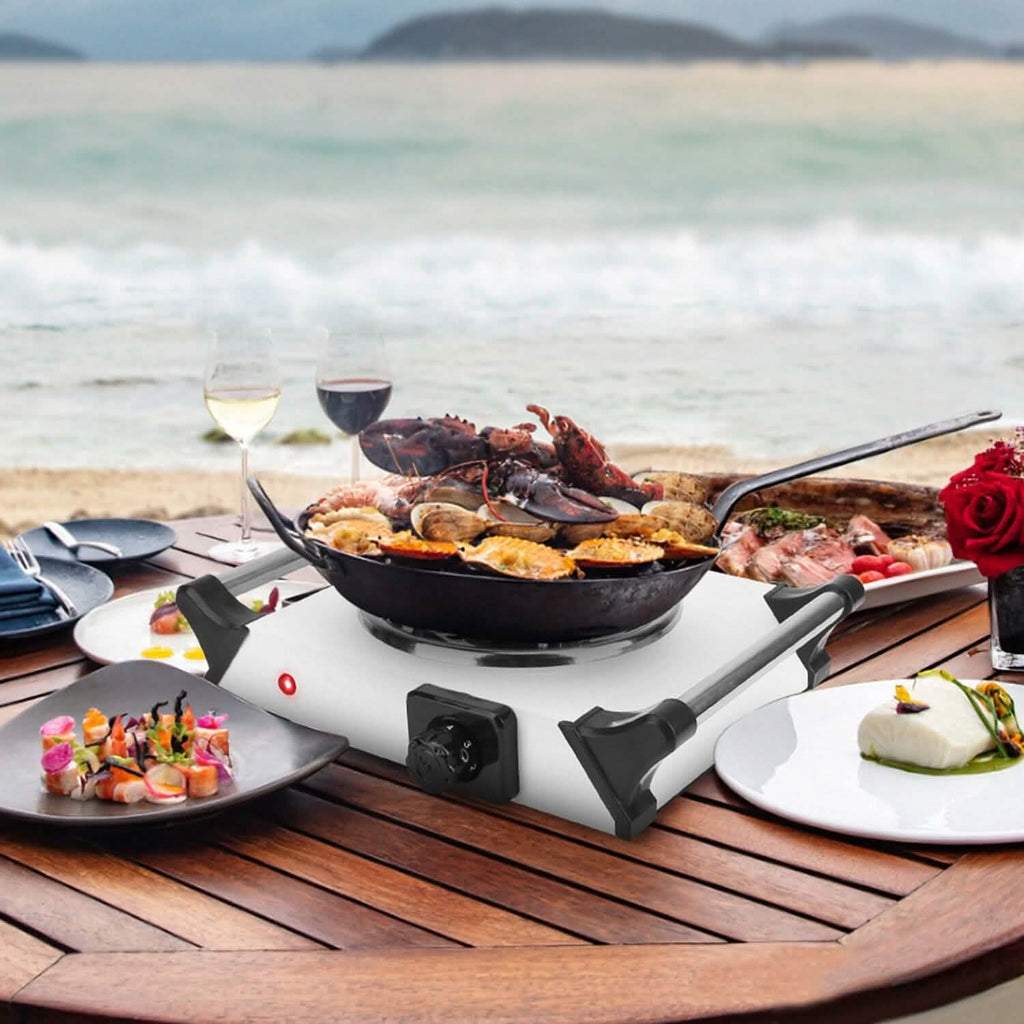 1000W Electric Burner Portable Coil Heating Hot Plate Stove Countertop by DailySale