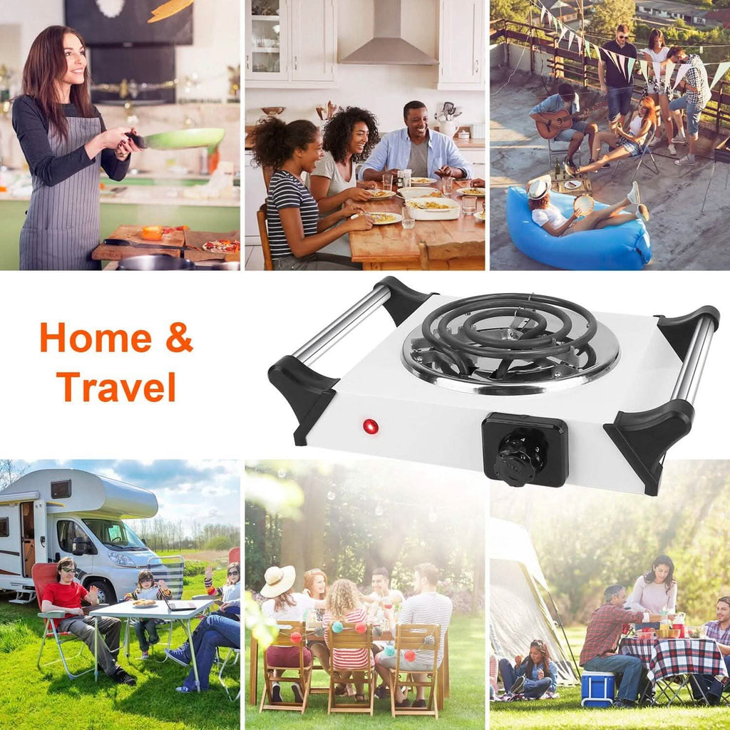 1000W Electric Burner Portable Coil Heating Hot Plate Stove Countertop by DailySale