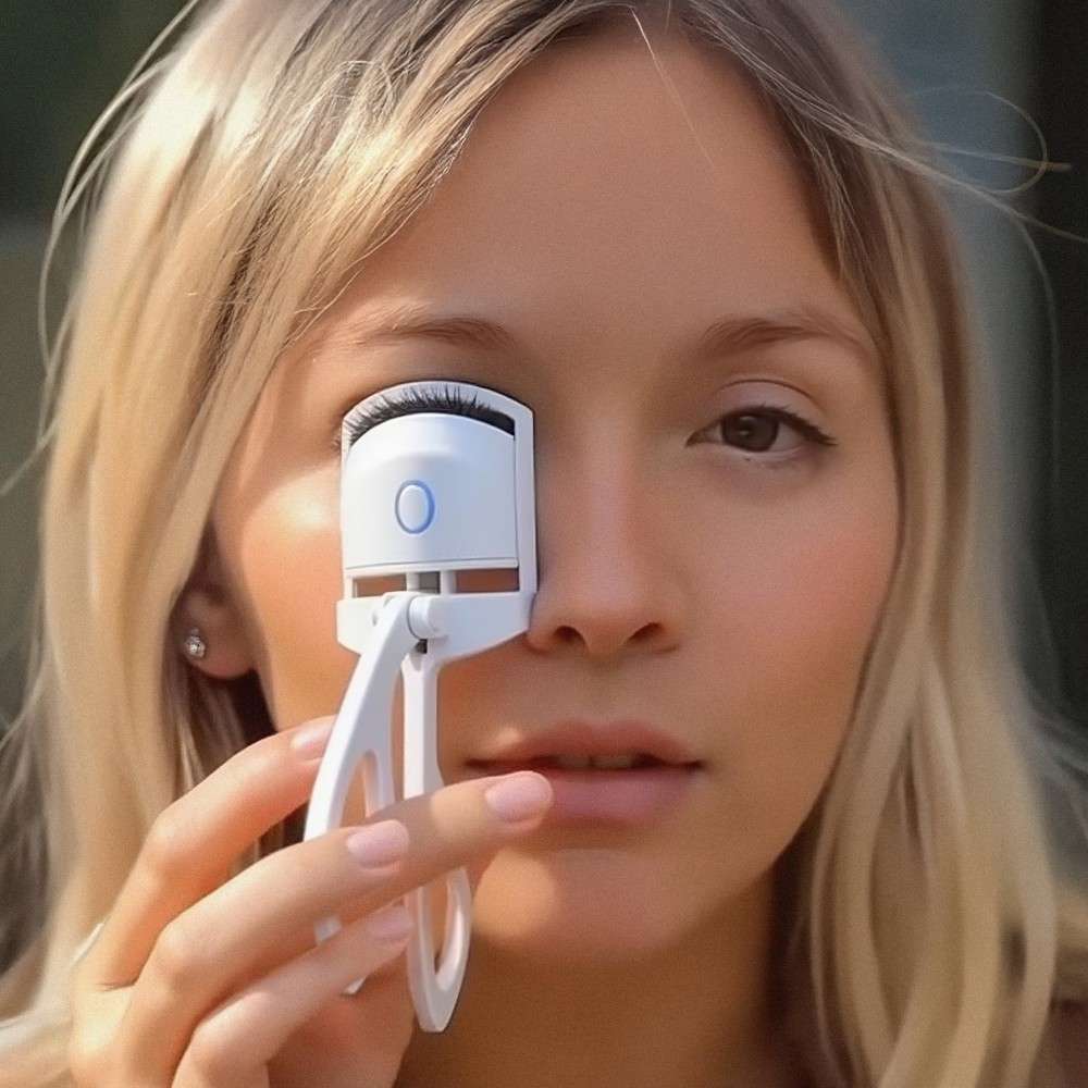 The Complete Eye & Hair Perfection Bundle: Tyche Brush & Electric Eyelash Curler - Goddess Imports Marketplace