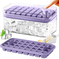 101oz. Ice Cube Tray Set - 64 Pcs Silicone Ice Cube Tray With Lid & Bin by DailySale