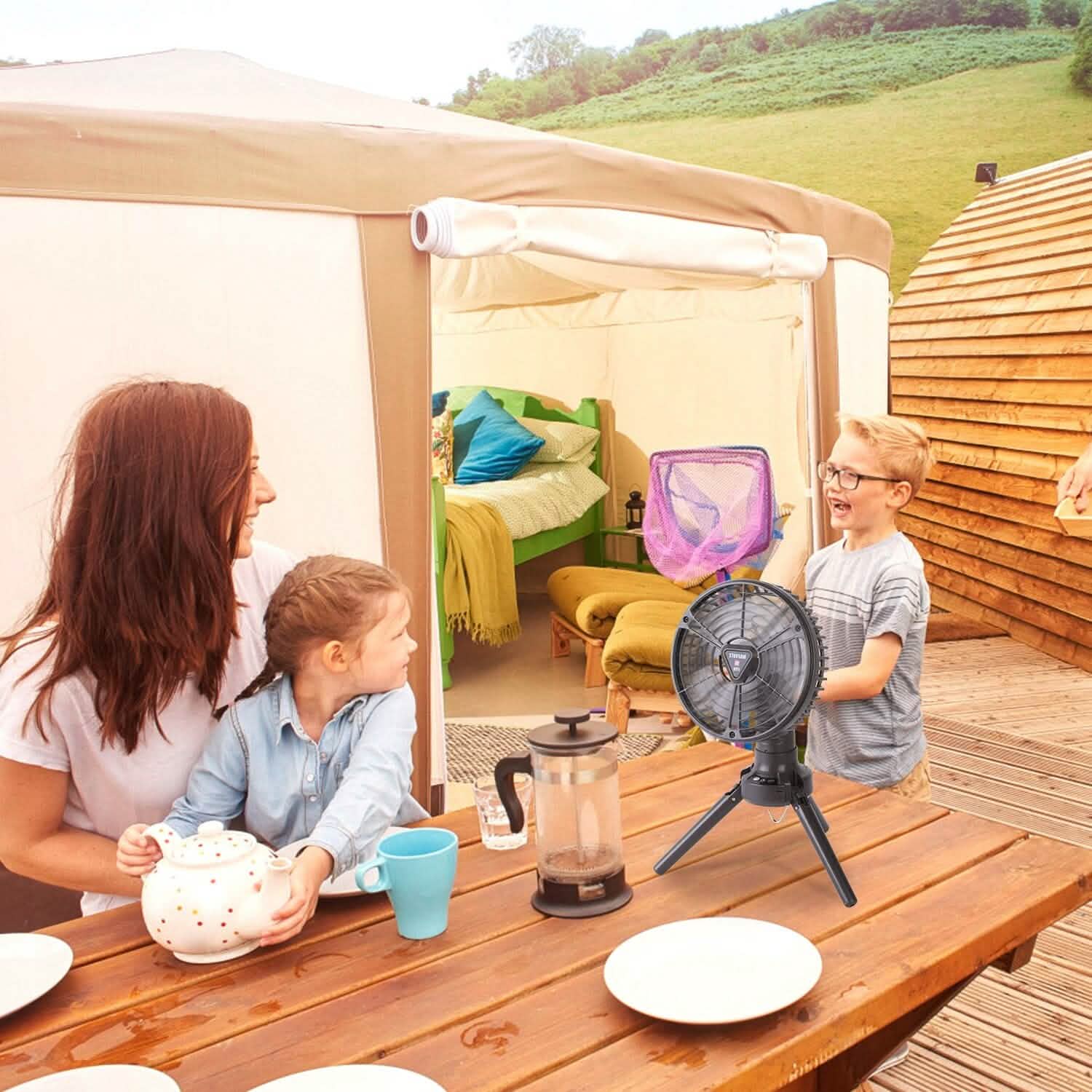 10400 mAh Portable Camping Fan by DailySale