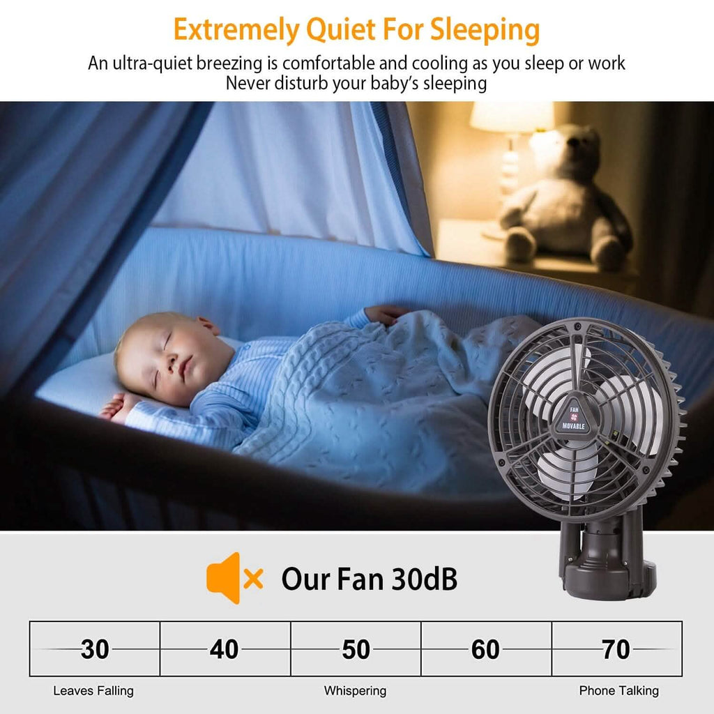 10400 mAh Portable Camping Fan by DailySale