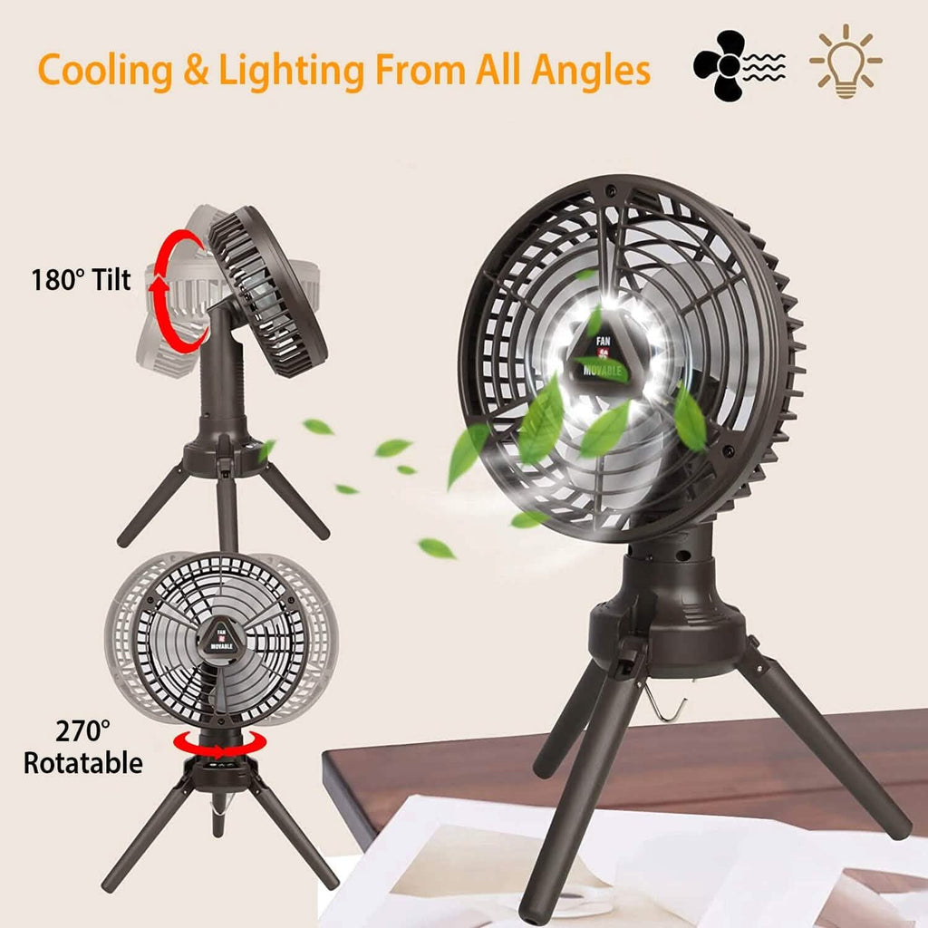 10400 mAh Portable Camping Fan by DailySale
