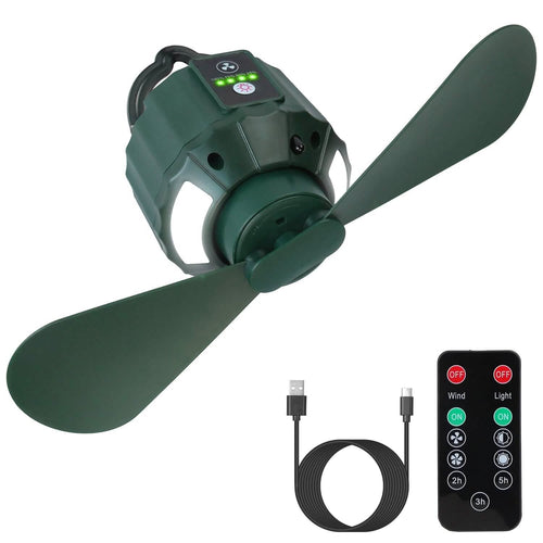 10400mAh USB Battery Powered Hanging Tent Lantern Fan Power Bank by DailySale