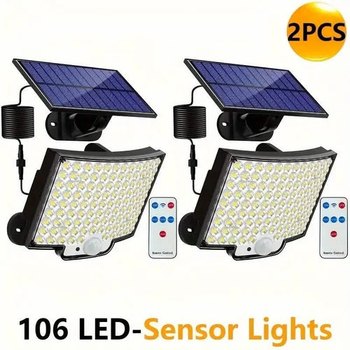 106 LED Security Lamp Dusk To Dawn 270° Wide Angle Outdoor Lighting by DailySale
