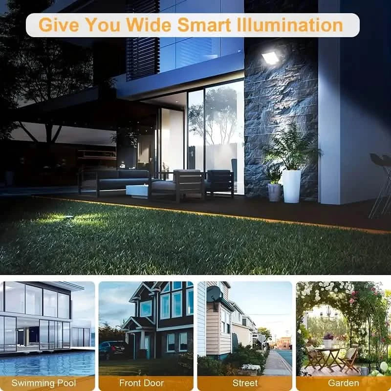 106 LED Security Lamp Dusk To Dawn 270° Wide Angle Outdoor Lighting by DailySale