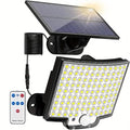 106LED Super Bright Motion Sensor Solar Power LED Garden Wall Light by DailySale