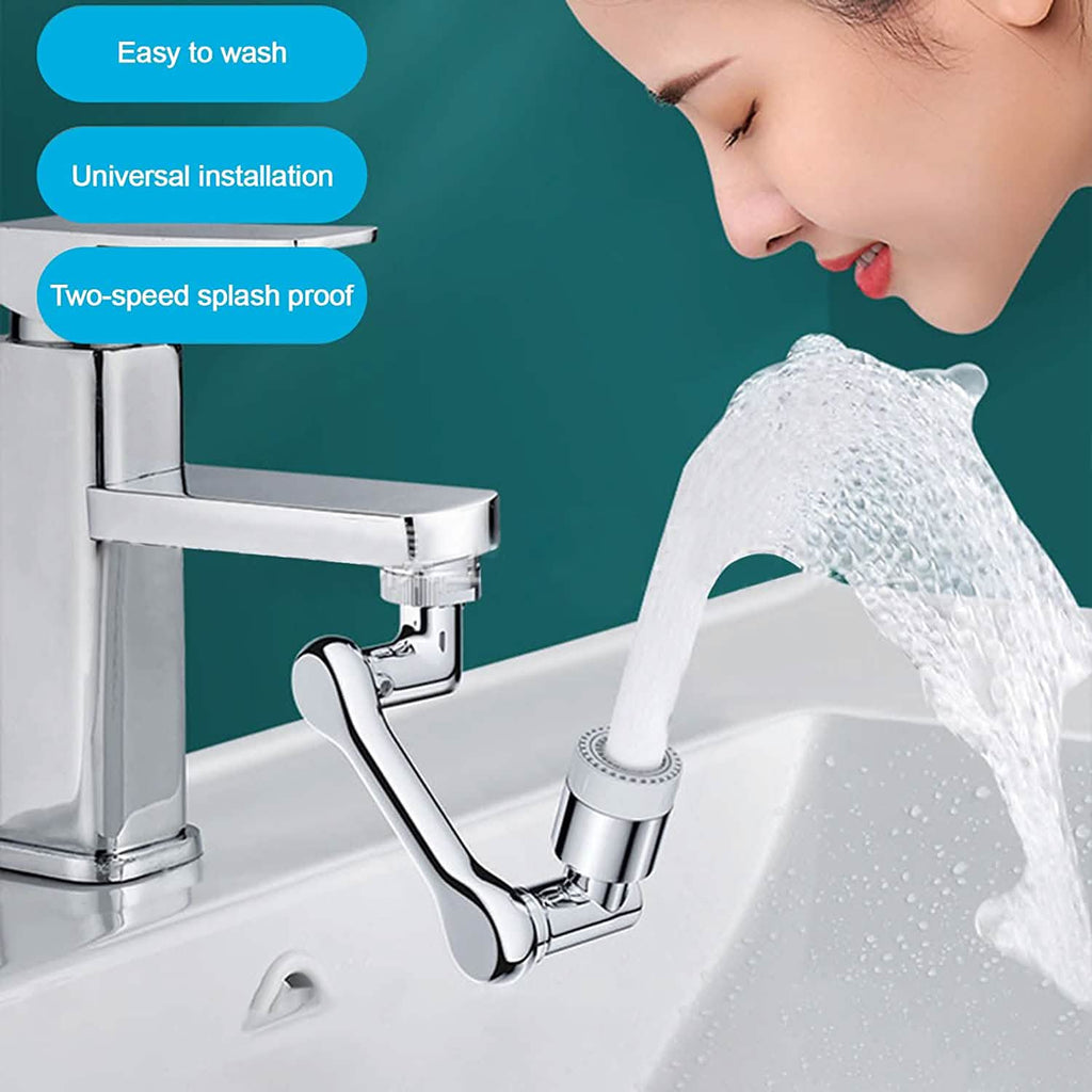 1080 Degree Extension Universal Faucet Aerator 2 Modes by DailySale