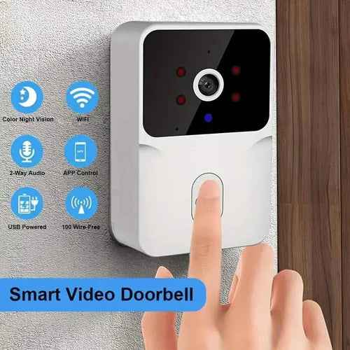 1080P WiFi Smart Video Doorbell with HD Night Vision, Two-Way Audio with App Control by DailySale