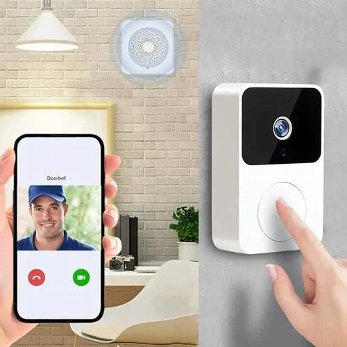 1080P WiFi Smart Video Doorbell with HD Night Vision, Two-Way Audio with App Control by DailySale