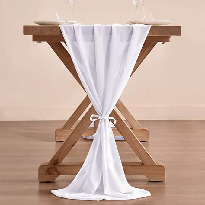 10Ft. Chiffon Table Runner by DailySale