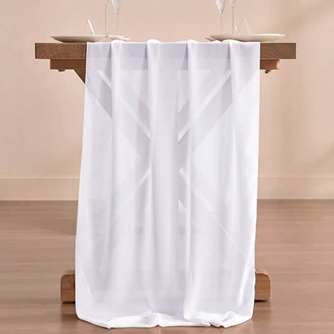 10Ft. Chiffon Table Runner by DailySale