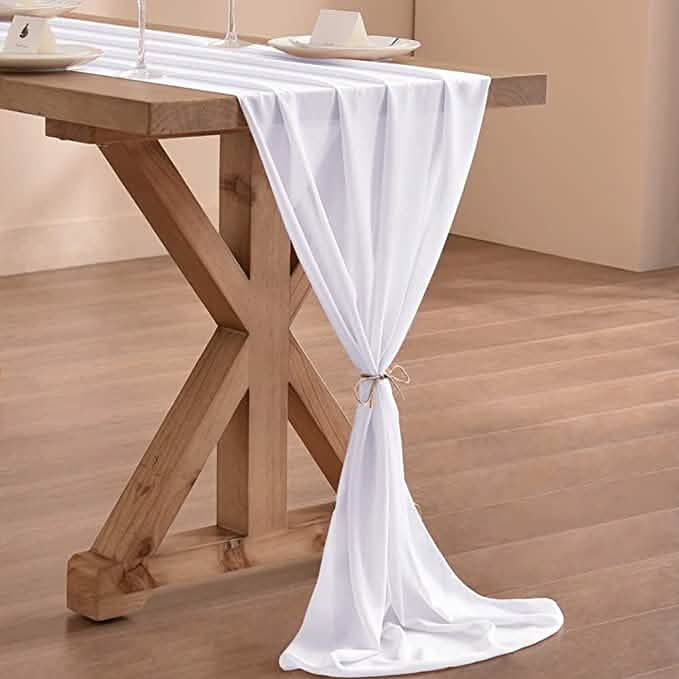 10Ft. Chiffon Table Runner by DailySale