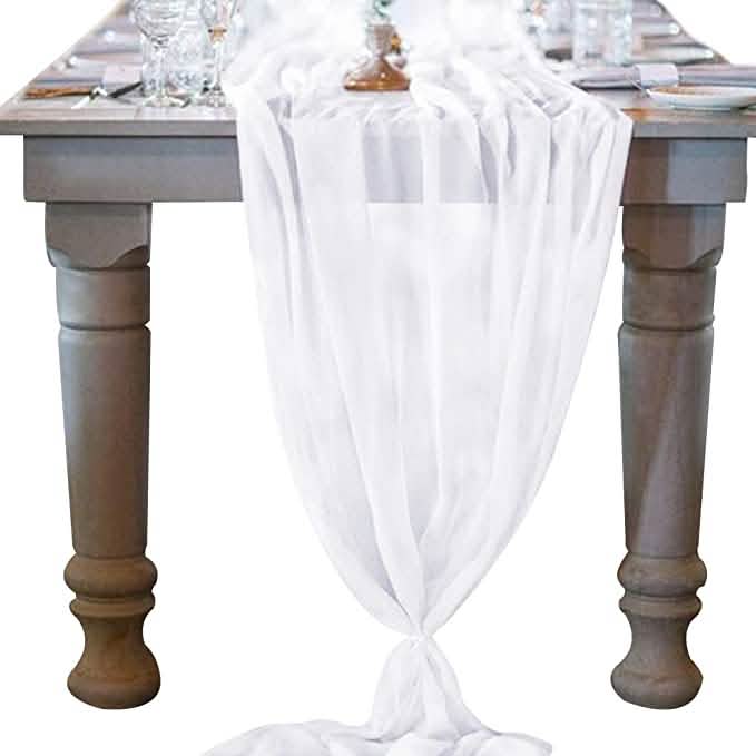 10Ft. Chiffon Table Runner by DailySale
