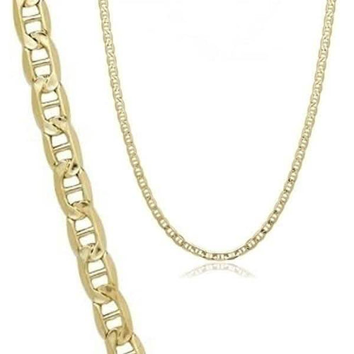 10K Solid Yellow Gold 2.5mm Marina Chain - Assorted Sizes by DailySale