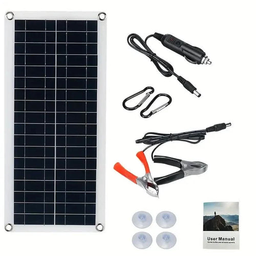 10W Solar Panel 18V Solar Cell 60A&100A Controller Solar Panels by DailySale