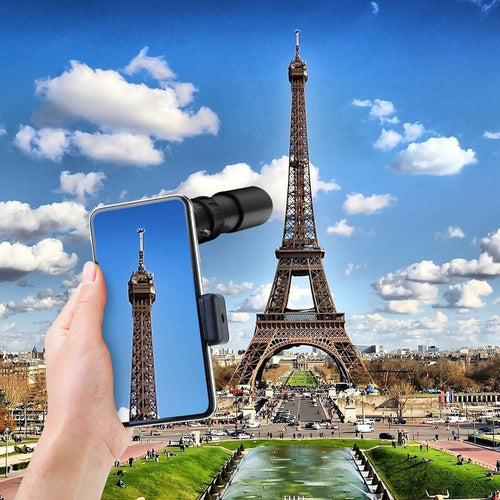 10X-300X Zoom Monocular Telescope High Definition Phone Telephoto Lens by DailySale