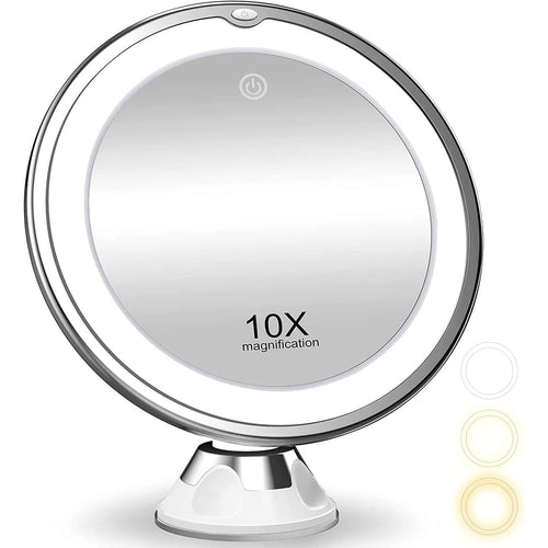 10X Magnifying Makeup Mirror with Lights by DailySale