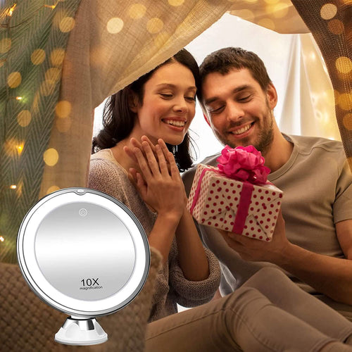 10X Magnifying Makeup Mirror with Lights by DailySale