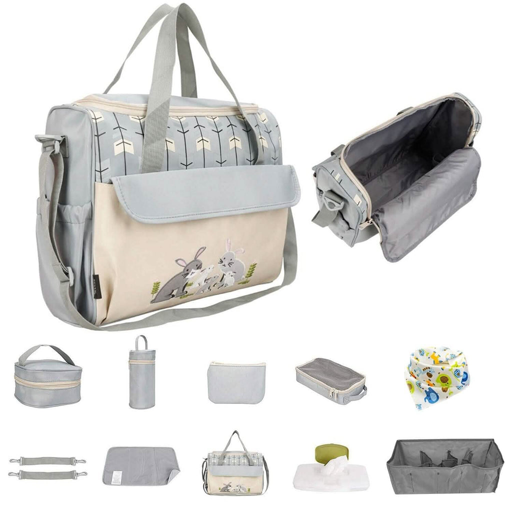 11-Piece Set: Multifunctional Diaper Handbags with Food Bag by DailySale