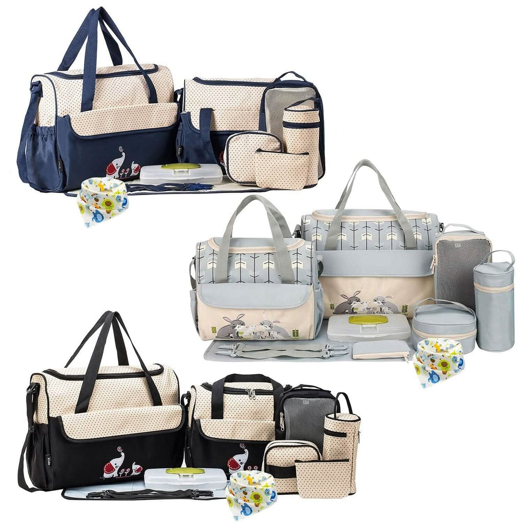 11-Piece Set: Multifunctional Diaper Handbags with Food Bag by DailySale