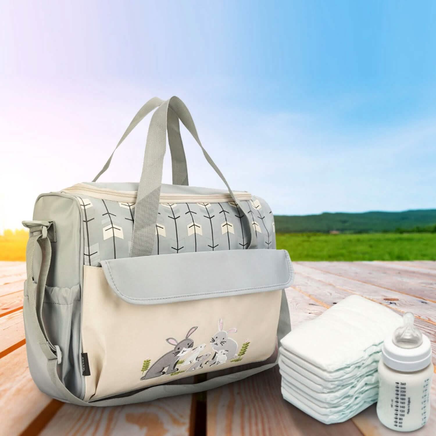11-Piece Set: Multifunctional Diaper Handbags with Food Bag by DailySale